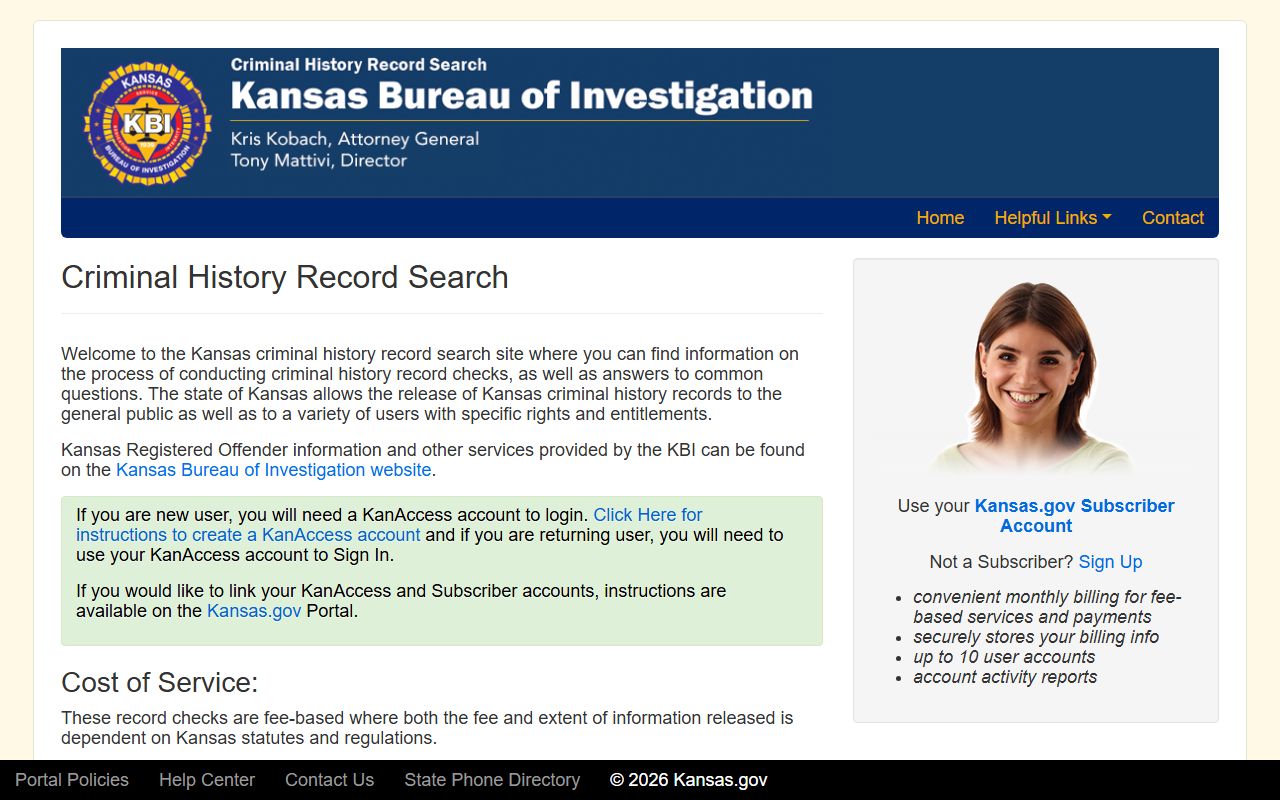 Meade County criminal court records KBI criminal history portal