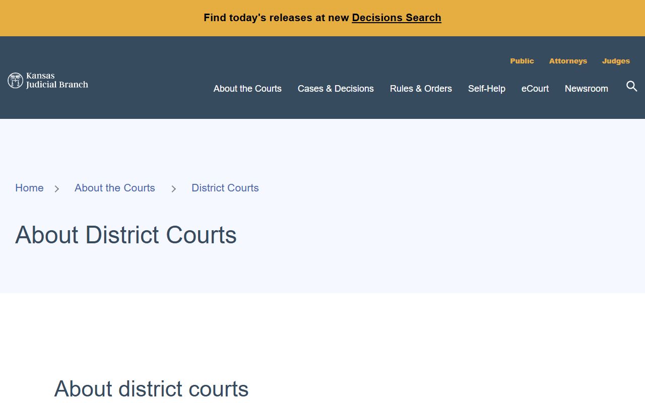 Meade County court records Kansas district court overview