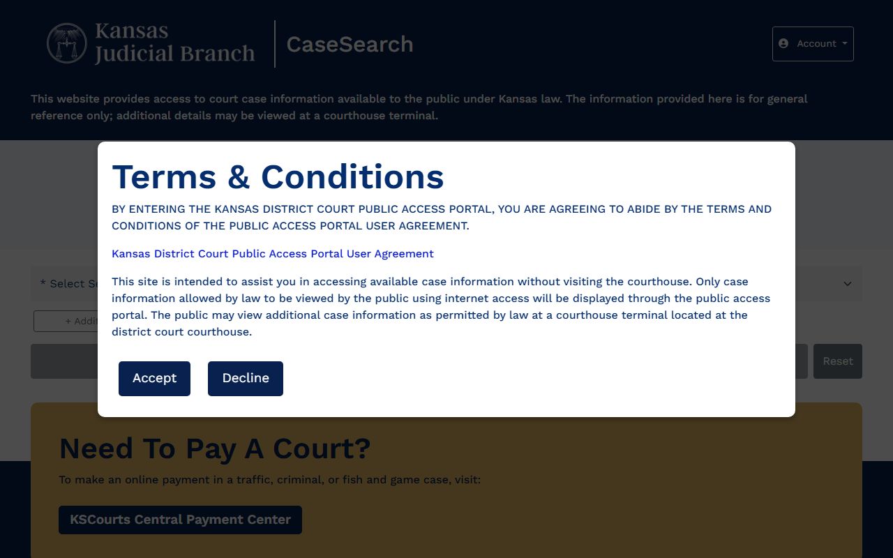 Meade County court records Kansas Case Search